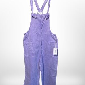 Women's Purple Denim Overalls